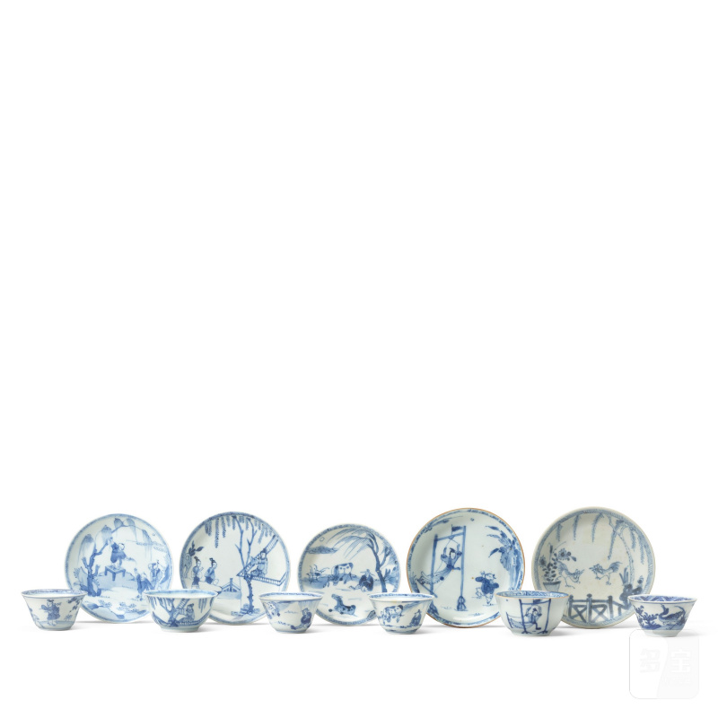 約一六九零及約一七三零年 金瓯及頭頓沉船陶瓷一組 | A COLLECTION OF CA MAU AND VUNG TAU CARGO WARES - 图3